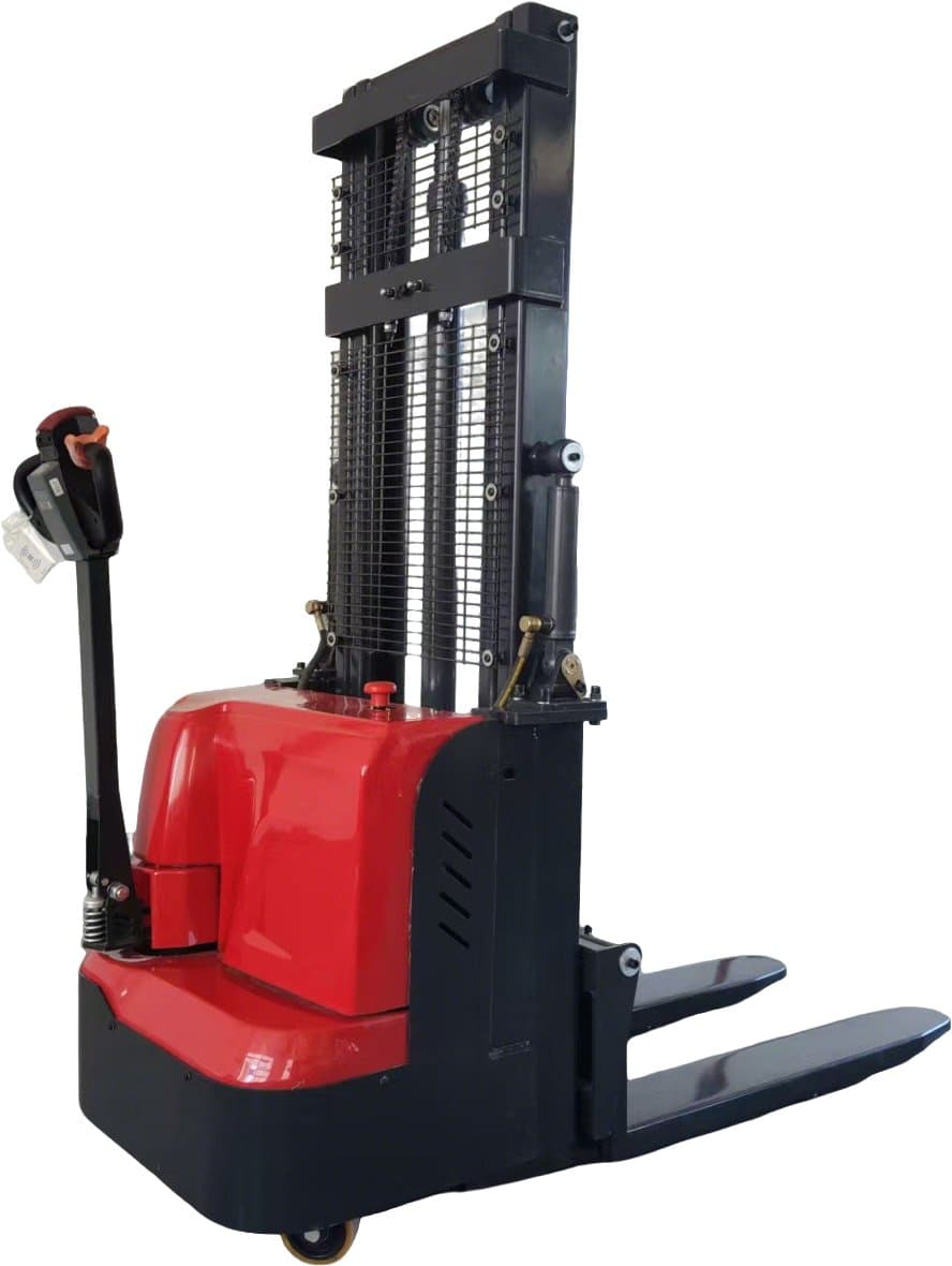 Electric pedestrian stacker with duplex mast HSFg-1516 – HSFg-2040 – manufacturer photo
