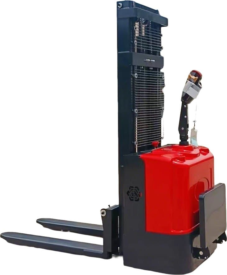 Electric stacker with standing platform HSFg-1516 – HSFg-2040 – manufacturer photo